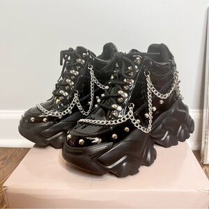 Anthony Wang women’s black Pomegranate 01 shoes